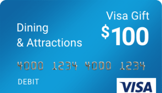 100 Dining Visa Gift Card 1